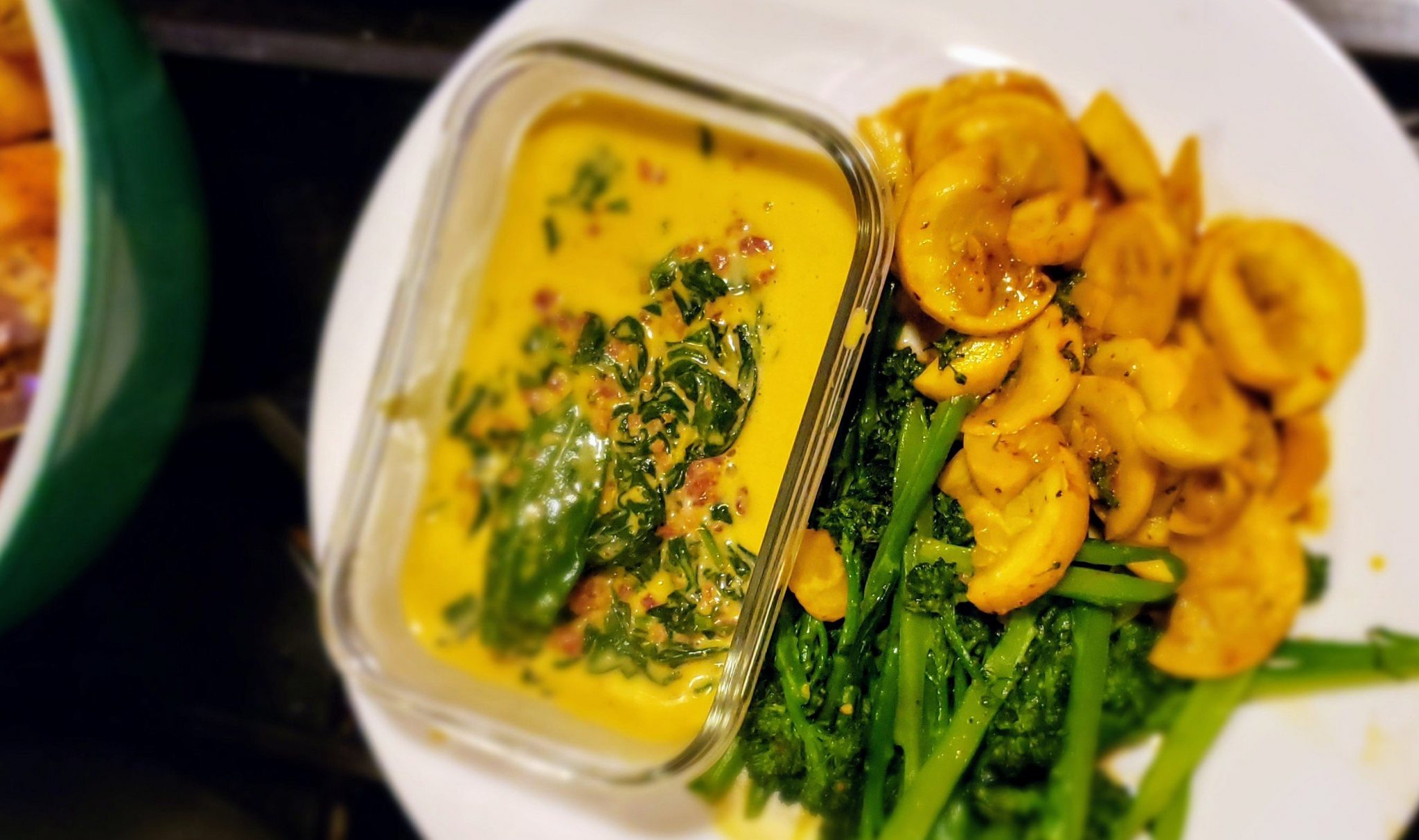 Mushroom spinach anti-inflammatory breakfast or any meal side