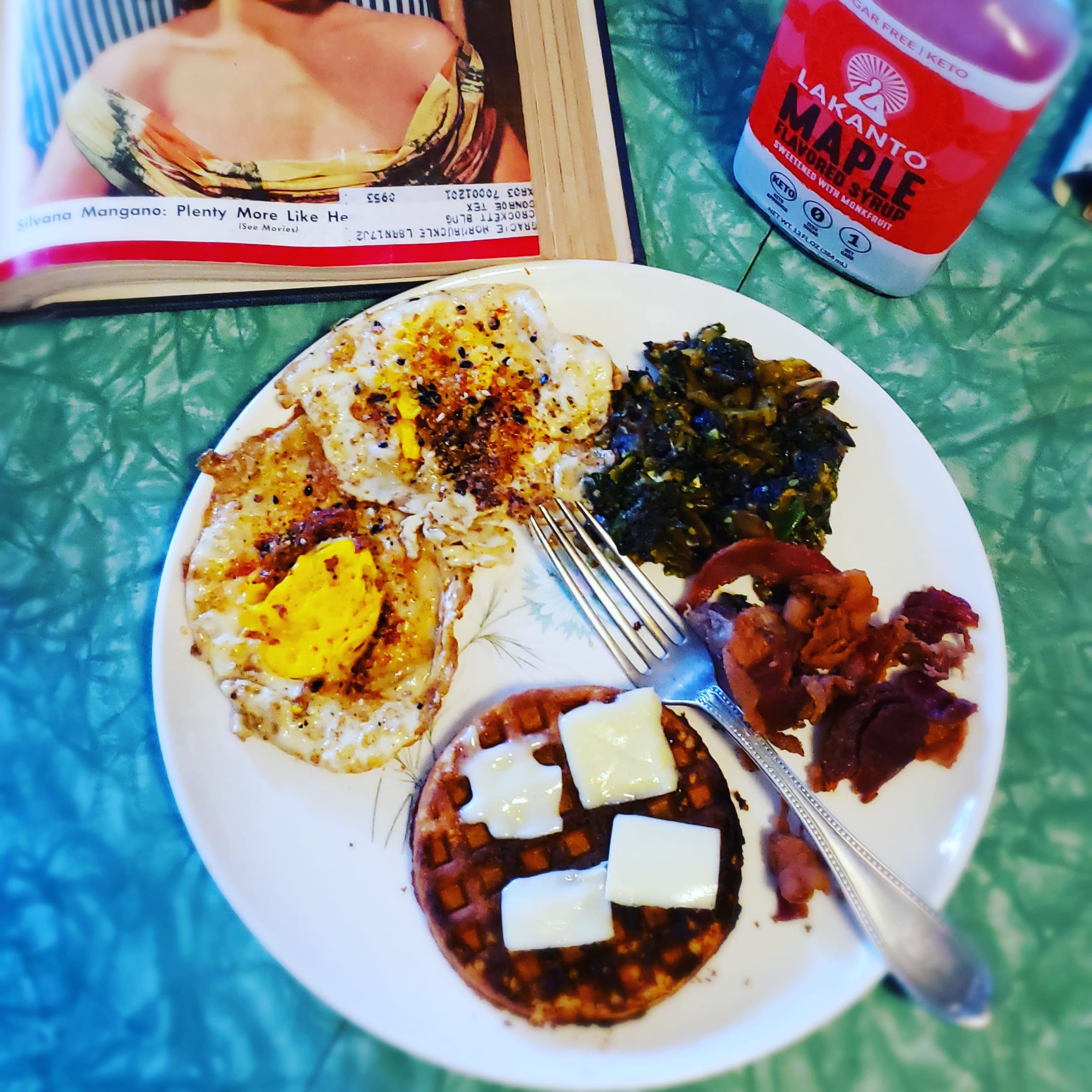 Keto first meal Saturday version