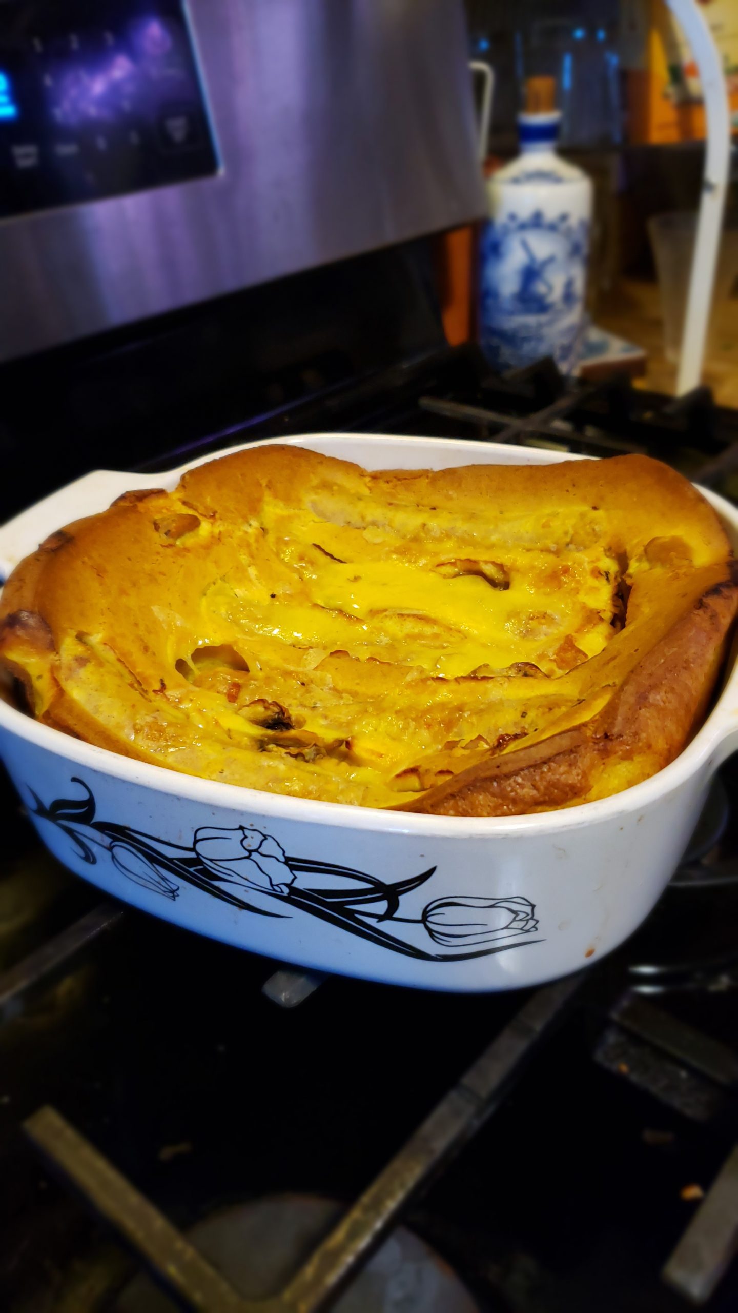 Toad in a hole for Boxing Day